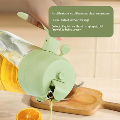 Nouvelle Bouteille Pulvérisateur d'Huile Deux-en-Un Bouteille Pulvérisateur d'Huile Bouteille d'Assaisonnement Bouteille d'Assaisonnement Ménage Cuisine Bouteille d'Huile Anti-Fuite