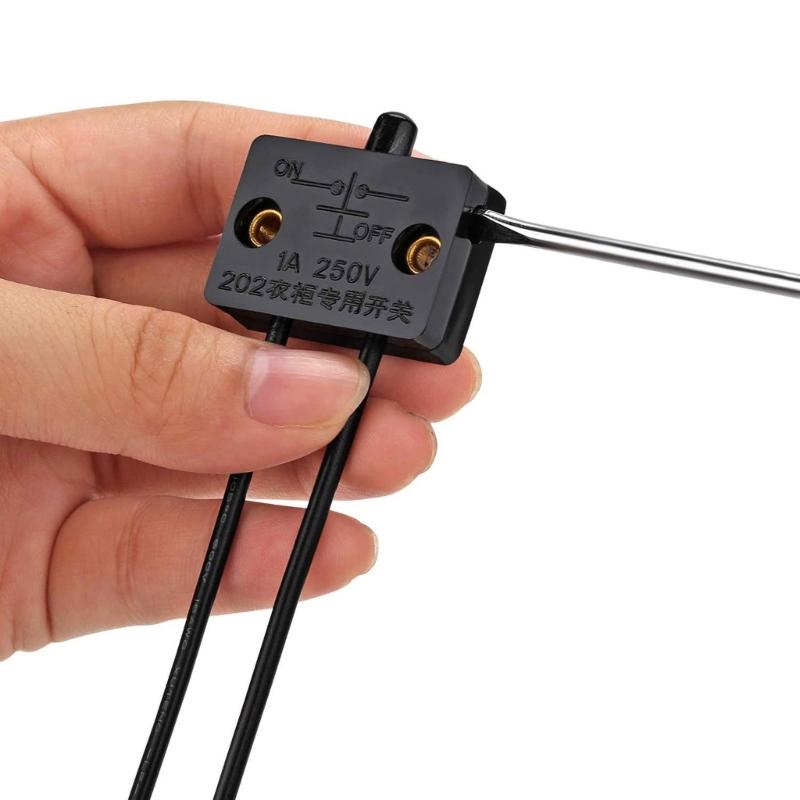 Wardrobe Door  Switches Wardrobe Push Switches Wardrobe Door Contact Switches Door Actuator for Closet Management