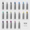 [REVOMAX Official] 20oz 592ml Carbonated Stainless Steel Bottle (Cap Sold Separately), Keeps Hot Drinks Hot for 18 Hours, Cold for 36 Hours, Vacuum In