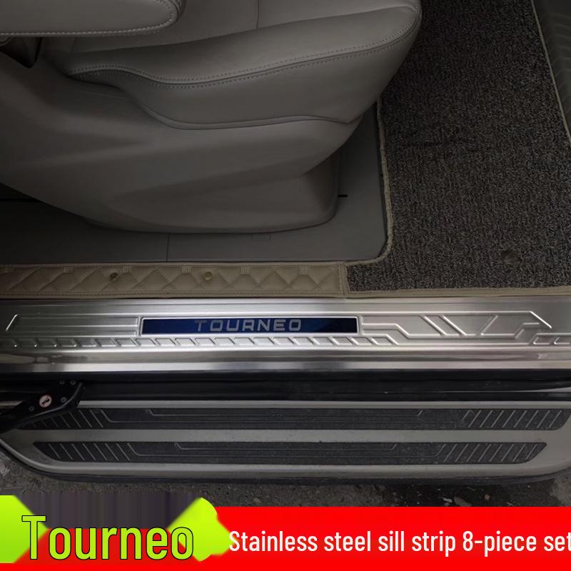 Ford Tourneo Threshold & Rear Bumper Guard Set