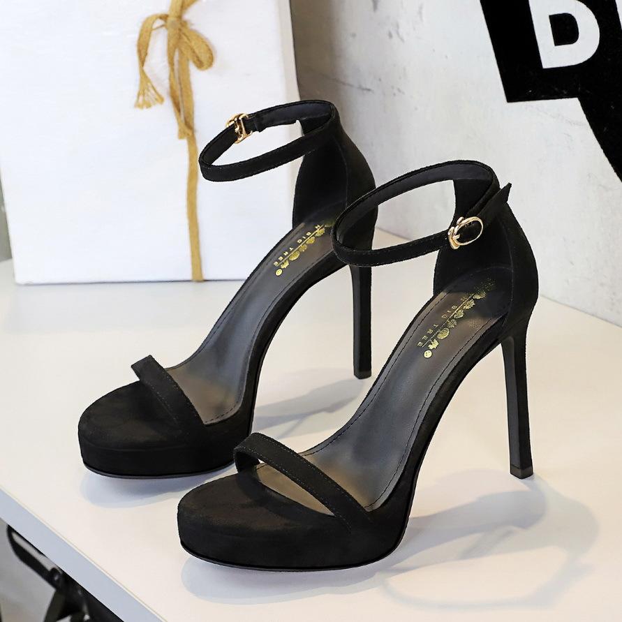 Style with Thin Leopard Print Super High Heels Sexy Nightclub Women's Shoes Waterproof Table Women's Sandals