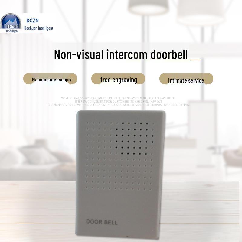 Networked Hotel Doorbell with Non-Visual Intercom