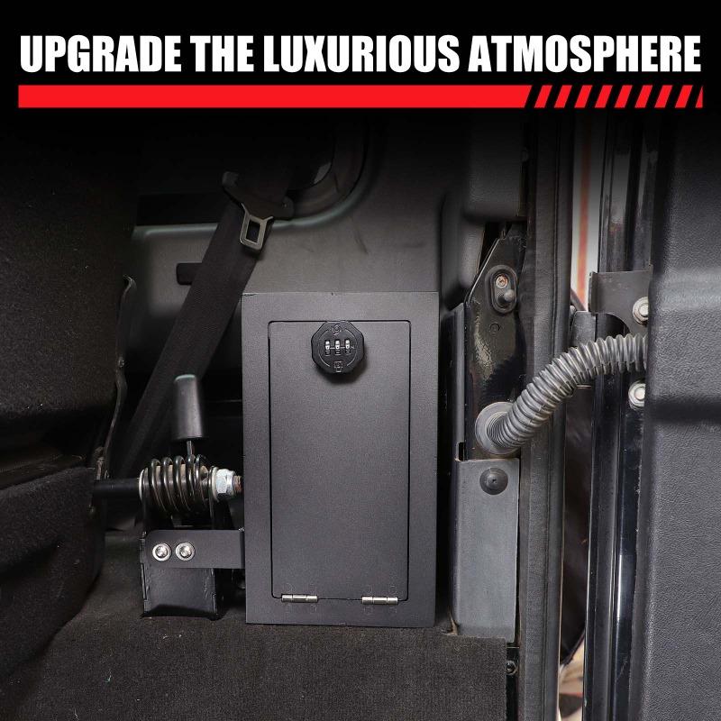 For Land Rover Defender 90 110 130 2004-2018 Car Trunk Right Side Security Safe Box Storage Privacy Protection Car Accessories