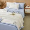 Washed Cotton Two-Tone Summer Quilt