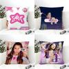 Singer EEmilia Mernes Mp Cushion Cover Eco Linen Pillow Case DoubleSided Print Breathable Durable Zipper Home Decor Gift