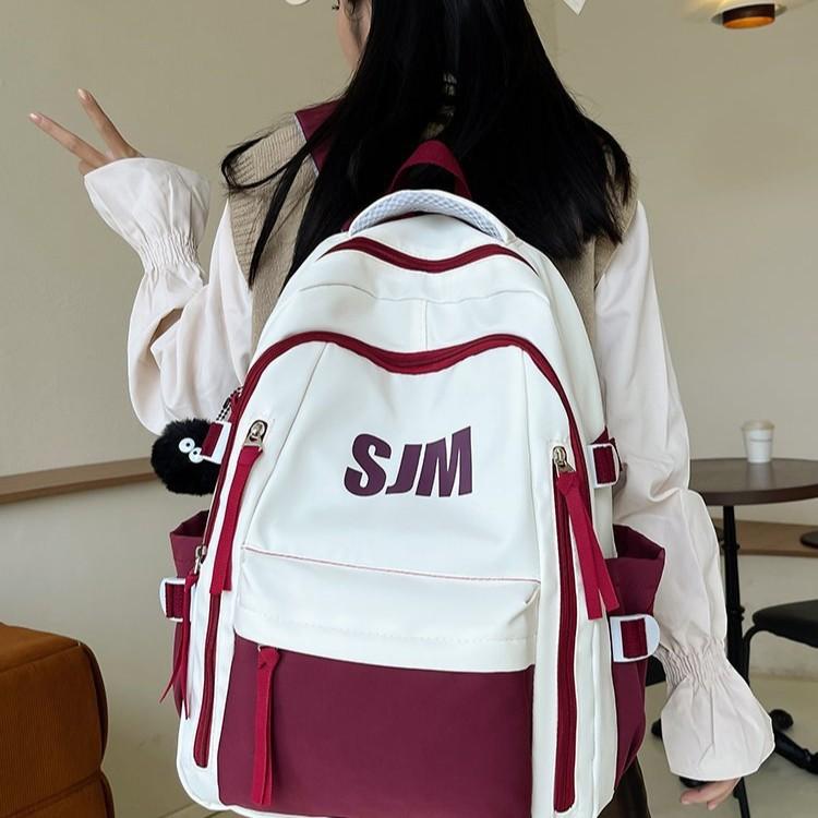 Schoolbag Ins Mori Campus Simple High-value Fashion Versatile Junior High School Students Large-capacity Computer Travel Shoulders
