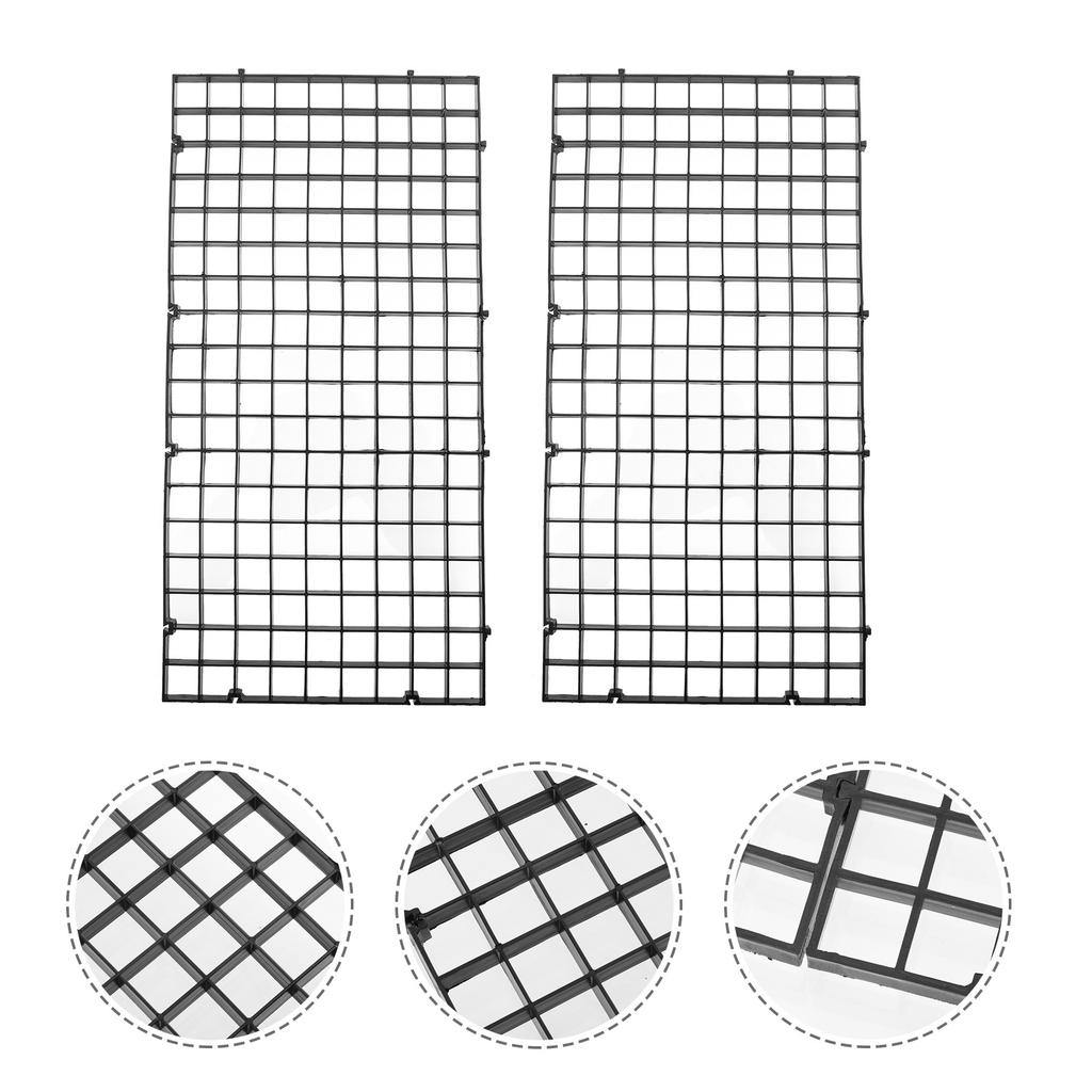 10Pcs Fish Tank Grid Divider Panel Easy Install Removable Breeding Separation for Aggressive and Weak Fish Survival Rate