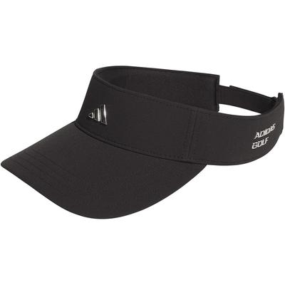 Golf Golf Visor with Metal Black Men's Water-Repellent Logo,
