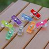 50Pcs Multipurpose Sewing Clips Colorful Binding Clips Plastic Craft Quilting Clip Craft Clamps Sewing Transparent Color Clips