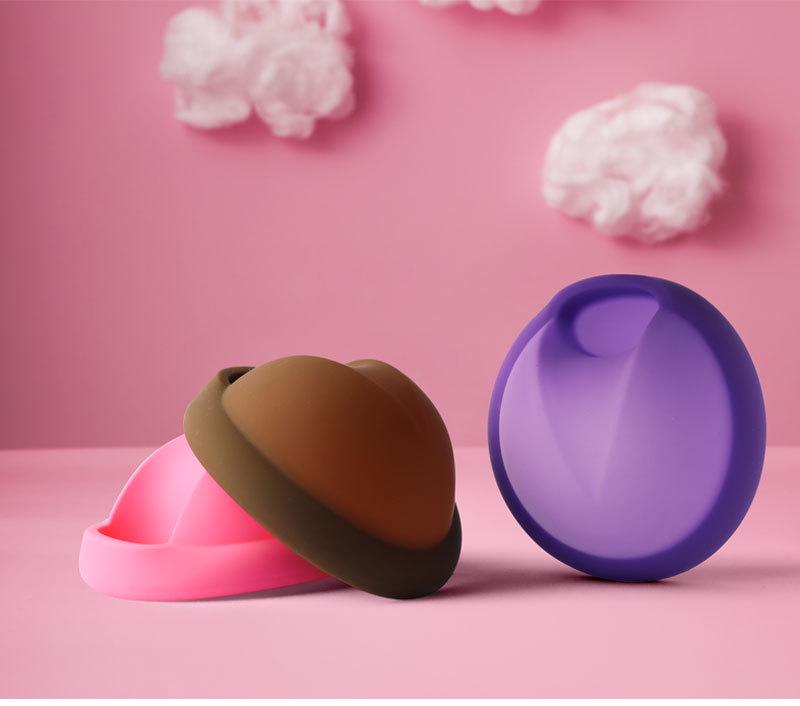 Silicone Menstrual Disc & Cup: Built-In Design for Female Comfort During Periods