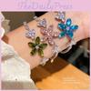 Zircon Flower Pendant Bracelet For Women With Elegant Design For Summer