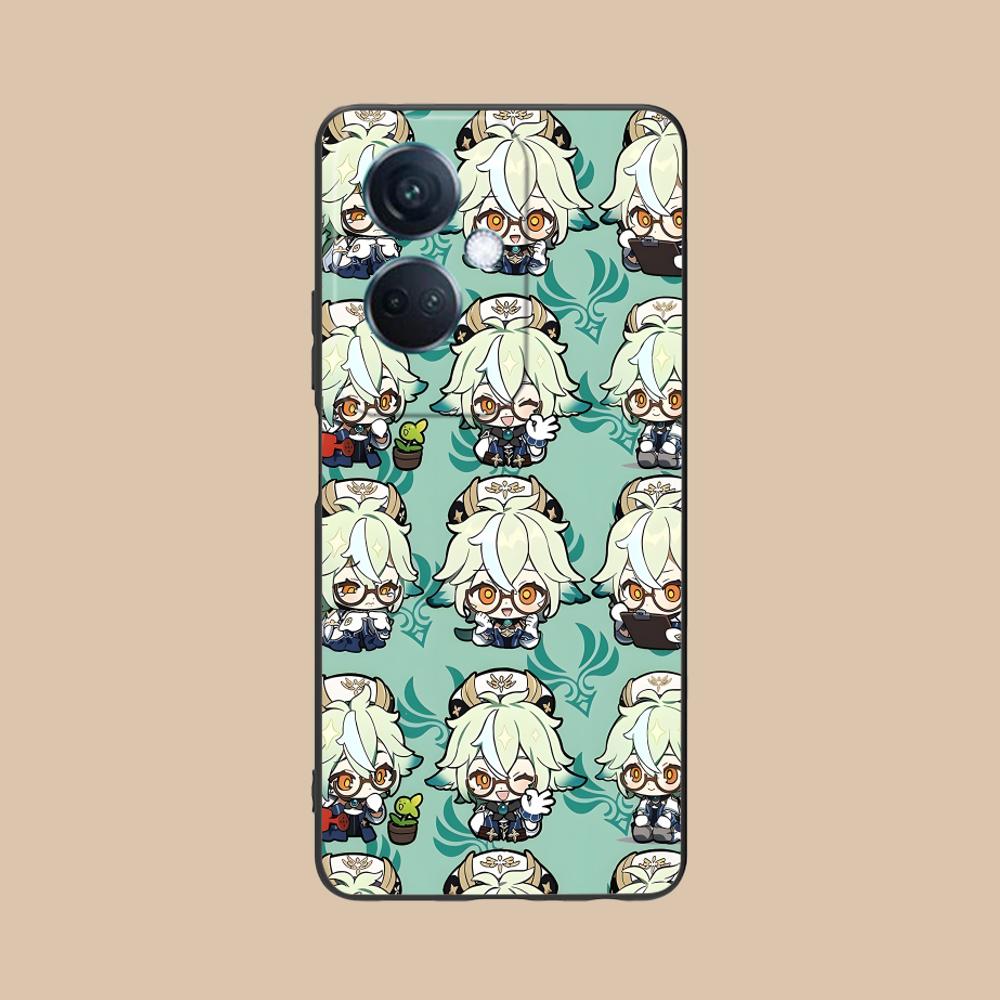 

Game GI Sucrose Matte TPU Mobile Phone Case for OPPO Reno 14 13 12 11 10 9 8 7 6 5 F T Pro 5G Colorful Printing Cover OPPO Reno5 5G
