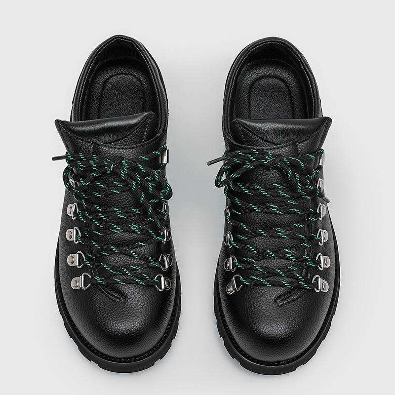Męskie buty Oxford ze skóry dzielonej do pracy, codzienne, płaskie, designerskie, antypoślizgowe, wygodne, modne, outdoorowe, do wędrówek