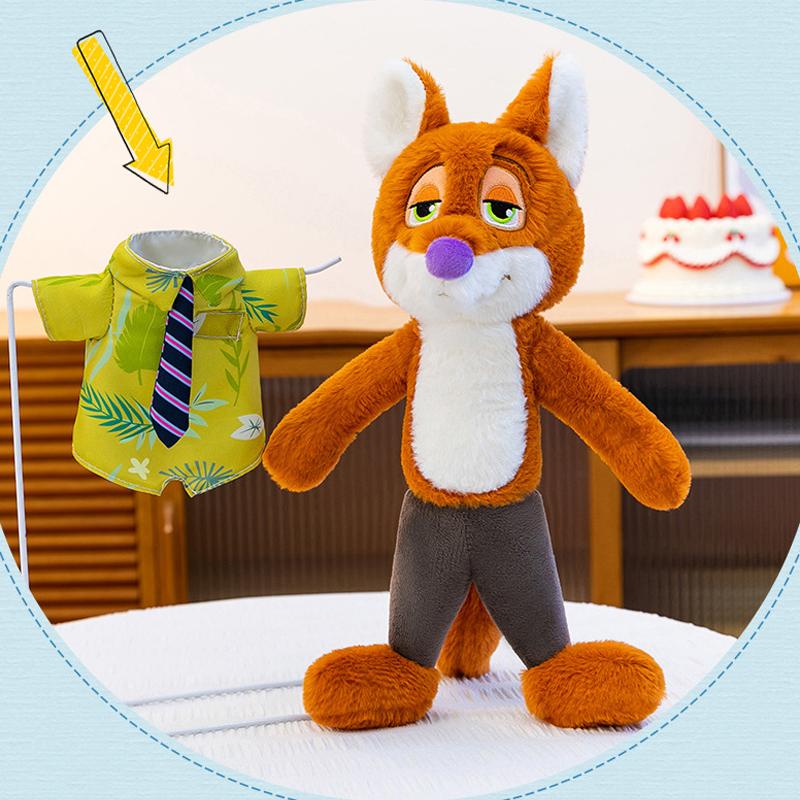 40-100cm Judy Hopps and Nick Wilde Zootopia Plush Toys Anime Cartoon Cute Stuffed Xmas Plushie Kids Birthday Toys Gifts