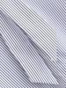 Spring 2026 European & American Style Stand Collar Striped Poplin Shirt with Scarf