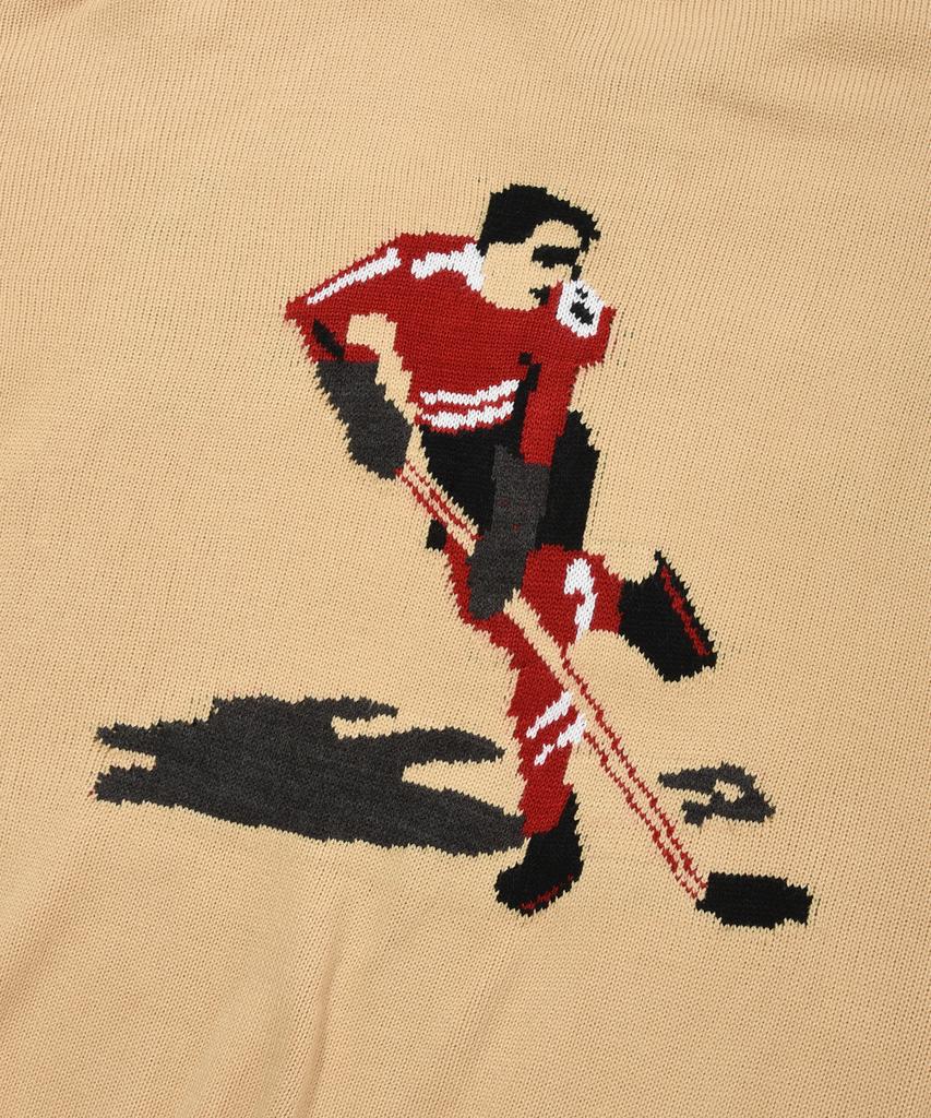 RETRIEVER CLUB Hockey Cowichan Sweater [Beige]