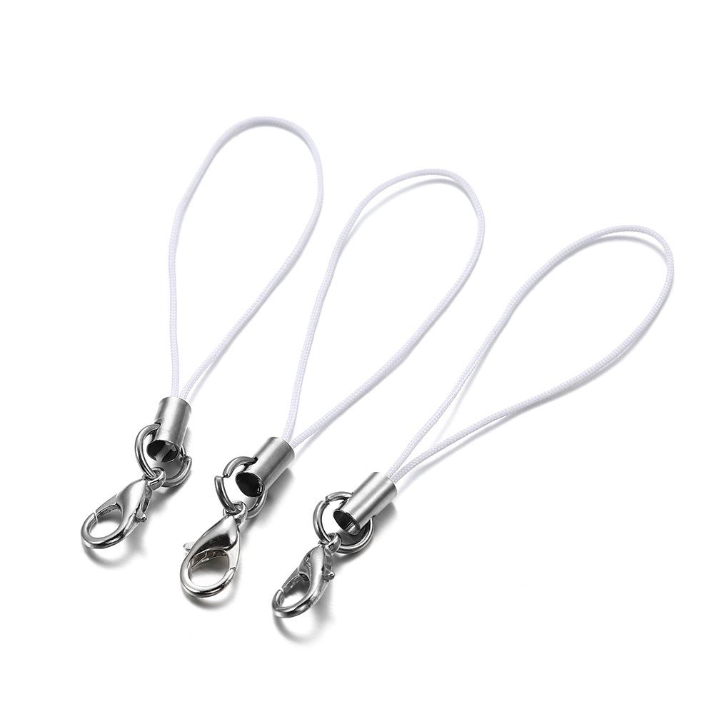 Lobster Clasp Nylon Phone Strap Doll Lanyard Jewelry Craft Accessory