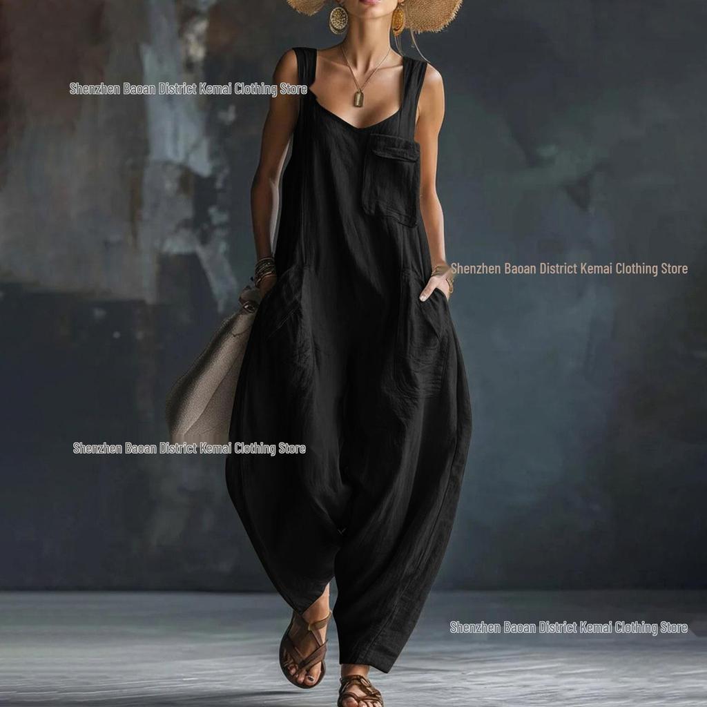 2026 Sommer Locker Lässig Träger Jumpsuit: Bequem und stilvoll für europäische und amerikanische Trends