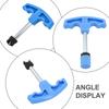 1 Pc Hole Opener Tool PE Pipe Bypass Hole Punch Forestry Irrigation Manual Drill Bit Blue T-shaped 16mm/20mm