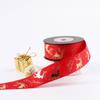 10 Yards/Roll Christmas Series Ribbon Christmas Printed Fabric Craft Ribbon  For Gift Wrapping