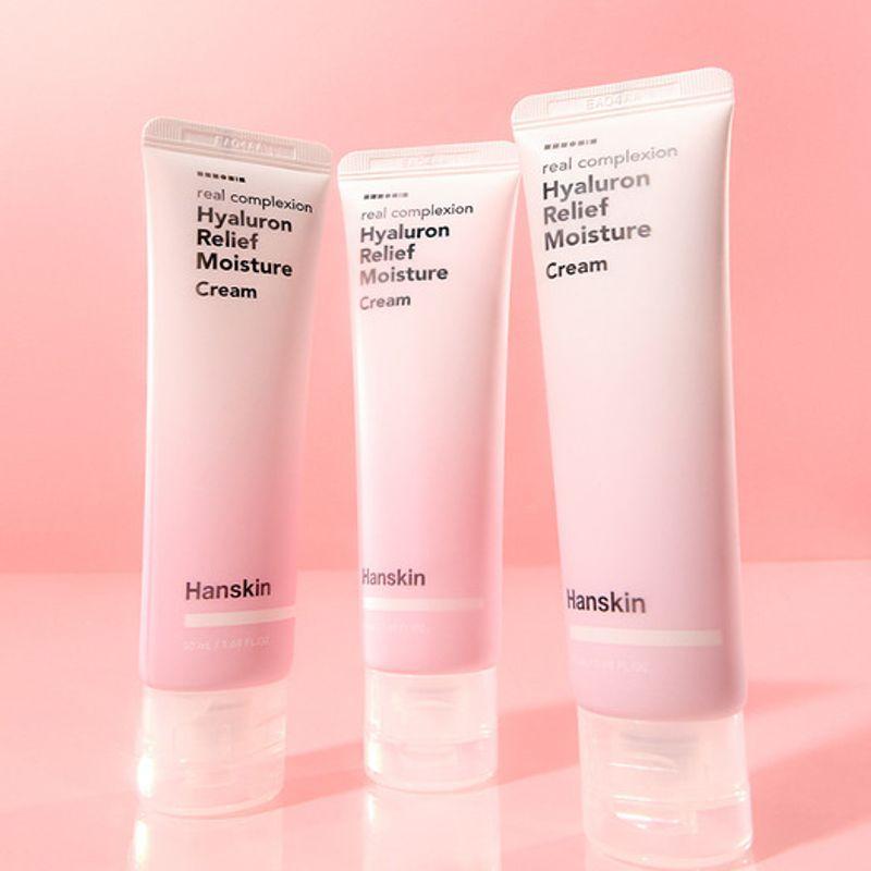 HANSKIN Real Complexion Hyaluronic Relief Moisture Cream 50ml Single item_GH990887