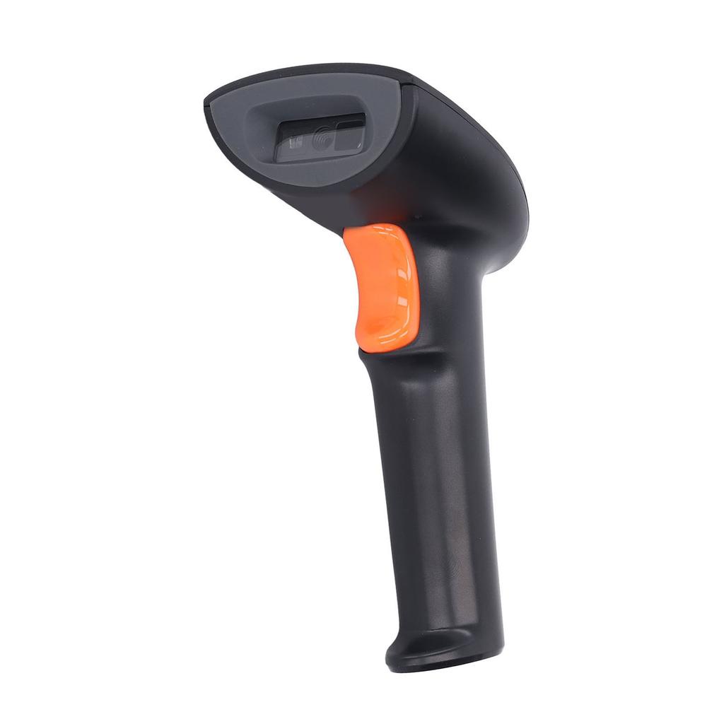 1D 2D Barcodescanner 2,4G BT USB Kabelloser und kabelgebundener Barcodeleser mit faltbarer Halterung für den Einzelhandel