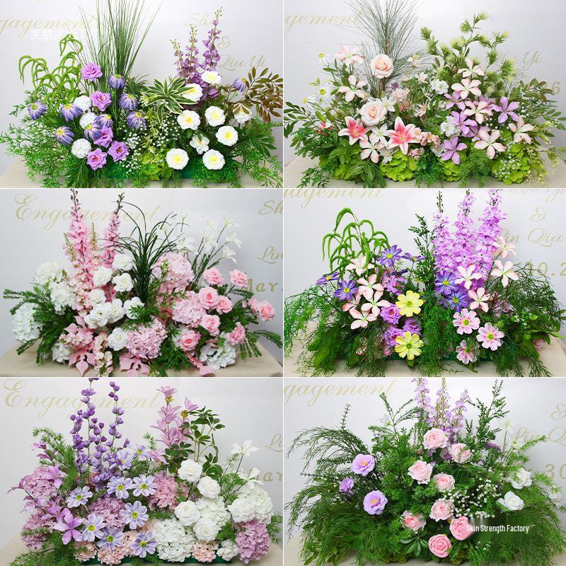 Mori Style Artificial Wedding Aisle Flowers