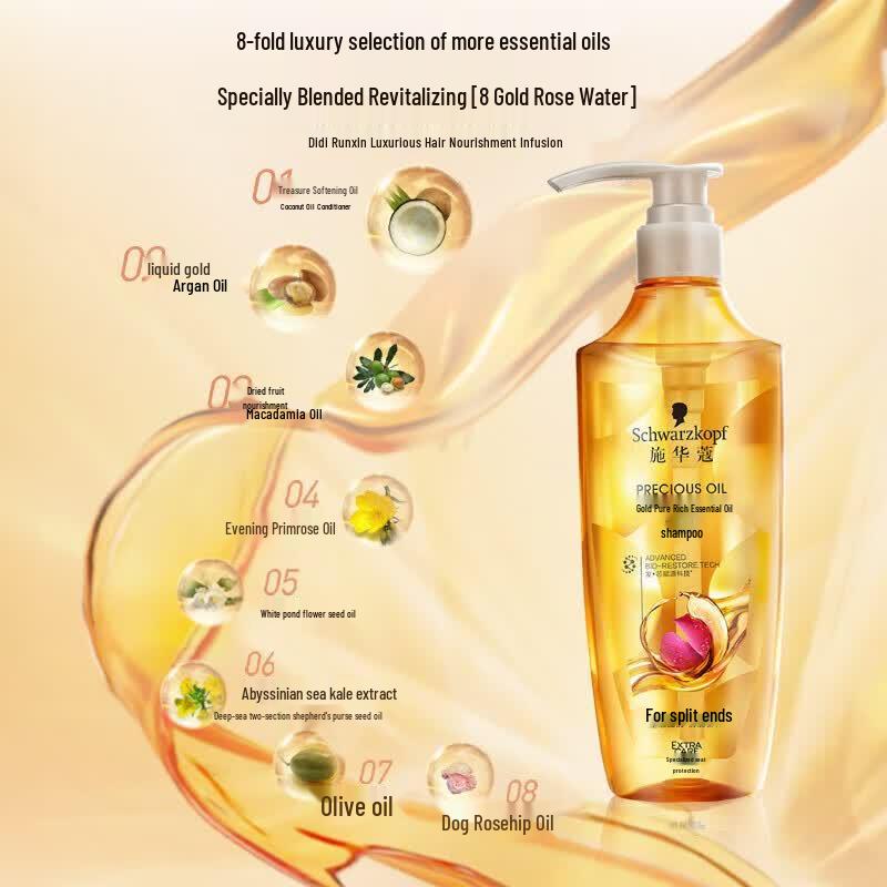 Schwarzkopf Gold Pure Oil Conditioner & Hair Oil Set