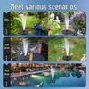 Solarbetriebener Automatischer Springbrunnen-Umwälzer & Belüfter für Innenhöfe, Steingärten, Teiche und kleine Wasserspiele