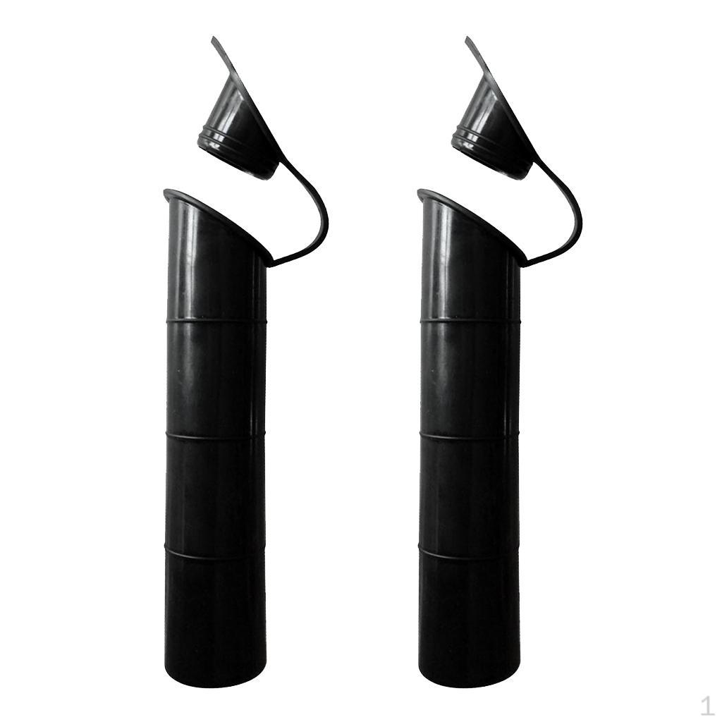 2 Pieces Marine Boat Kayak Canoe Fishing Rod Holder Mount Rubber Tube Liner
