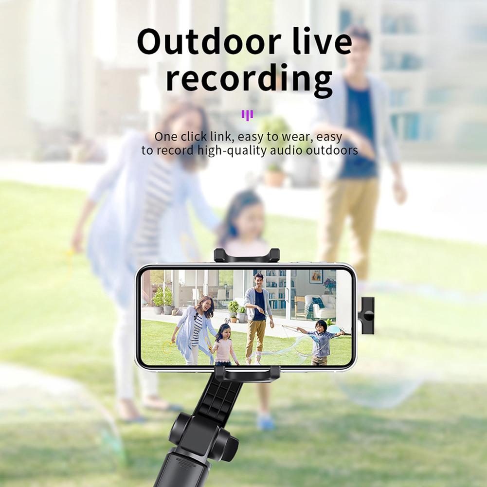 Upgraded (Plug-Play) Wireless Lapel Lavalier Microphone for iPhone iPad Recording,YouTube Facebook Live Stream,Vlog, Auto-Sync Wireless Mic