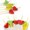 Koktejlová párátka Zeleninové bambusové špejle Vánoční párátka na ovoce Dezertový bufet Salát Koláč Muffin