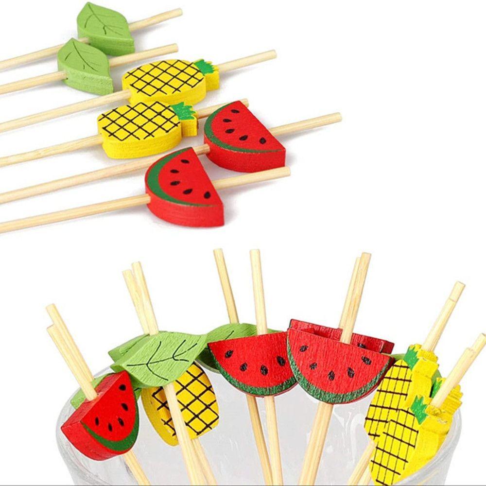 Koktejlová párátka Zeleninové bambusové špejle Vánoční párátka na ovoce Dezertový bufet Salát Koláč Muffin