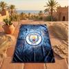 Asciugamano da Spiaggia Tema Manchester City Morbido Asciugatura Rapida?Asciugamano Asciutto Per Vacanze Estive Al Mare Nuoto