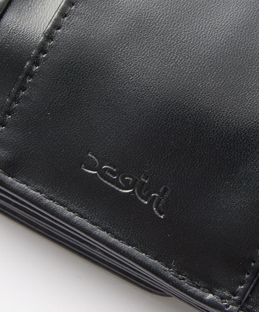 X-girl XG Emblem Buckle Faux Leather Mini Wallet (105254054006) Black, One Size