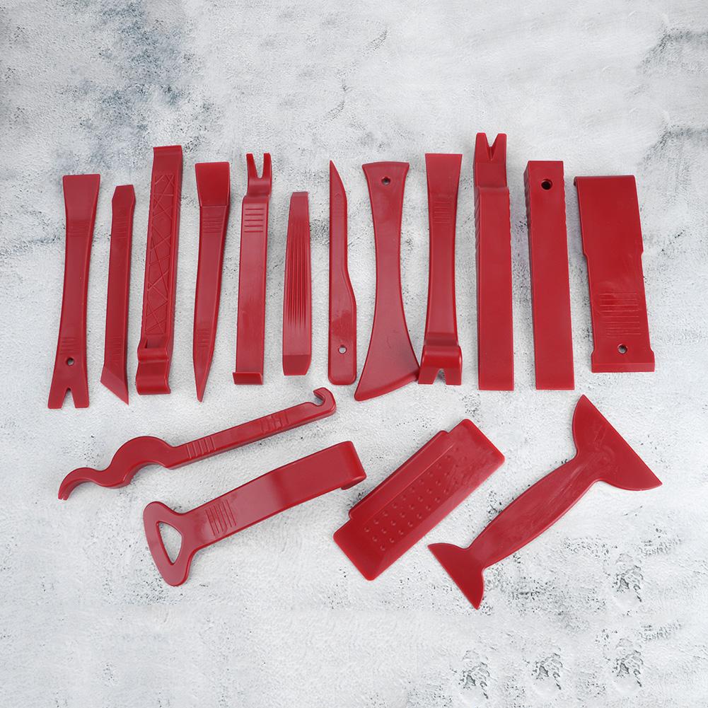 16pcs Auto Interior Trim Removal Tool Kit Panel Audio Dashboard Fastener Remover Installer Set