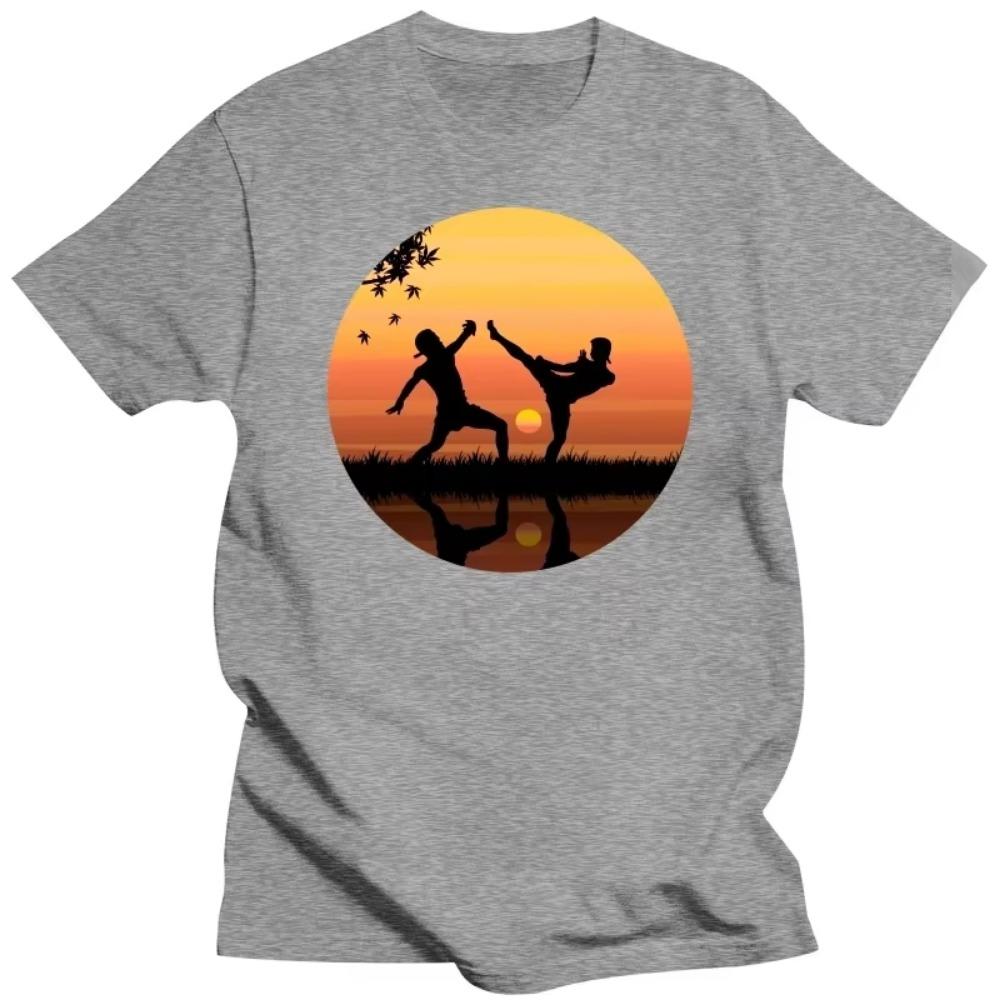 Fashion Muay Thai T Shirt for Men O-neck Short Sleeved Kickboxing Boxers Thailand Casual Tee Pre-shrunk Cotton Oversized T-Shirt