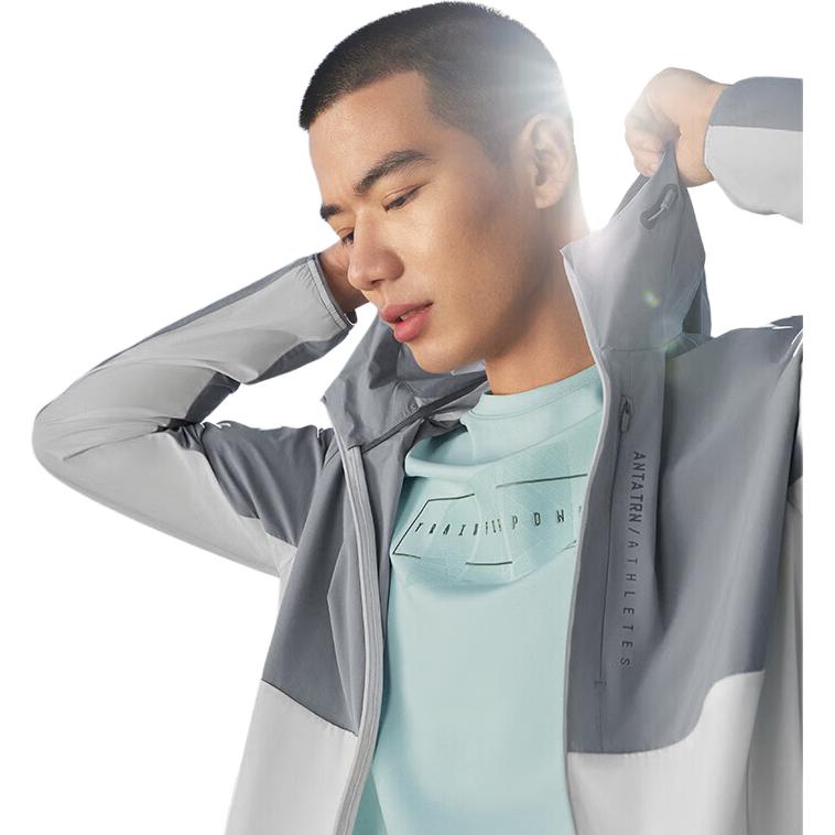 Men's Anta Variety Training Collection UV Protection Sun Protection Clothing Men's Downpour Gray/Breeze Gray