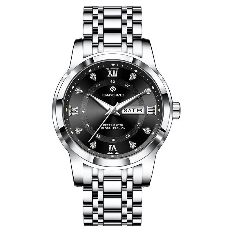 Fashion Quartz Wristwatches Casual Sport Military Watch For Men Luxury Stainless Steel Waterproof Watch Males Relogio Feminino