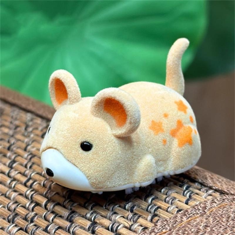 Robotic Plush Mouse Cats Toy Simulated Animal Automatic Movements Anxiety Boredom Relief For Indoor Floor Table Use