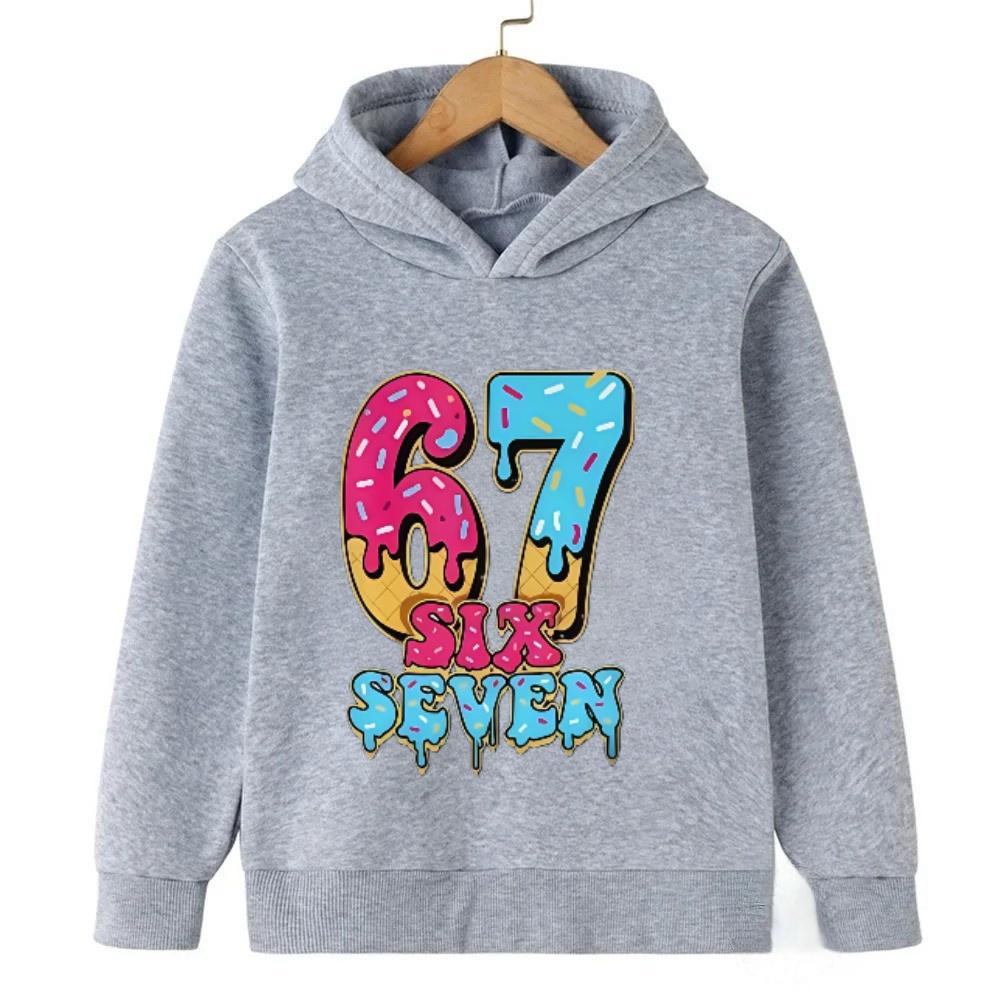 

Hoodie 67 Kids Skibidi Viral Meme Toddler Hooded Sweatshirt Fashionable and Fun Children s Comfortable Sweatshirt Hoodie 100