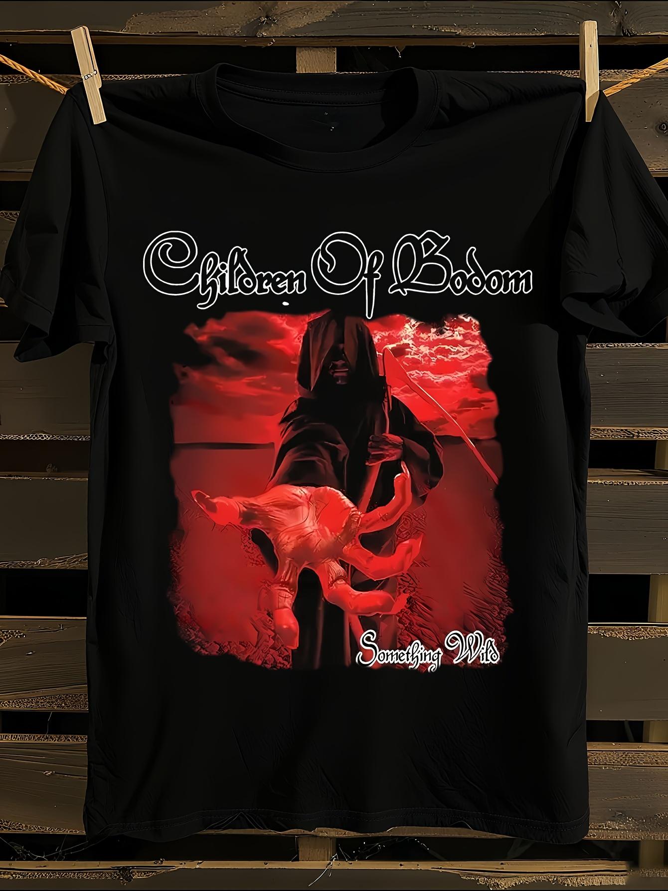 Of Bodom Band Logo Gothic Lettering Tshirt XXXL