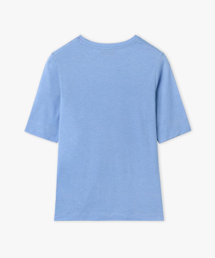 38COMEONCOMMON Slim Half T-Shirt (Sky Blue)