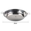 Grill Pan Pizza Pan Stainless Steel Tray Functional Design For Grilling