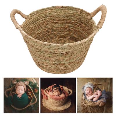 Photography Props Posing Basket for Baby Newborn Photoshooting Props Furniture Infant Photo Posing Backdrop Decoration