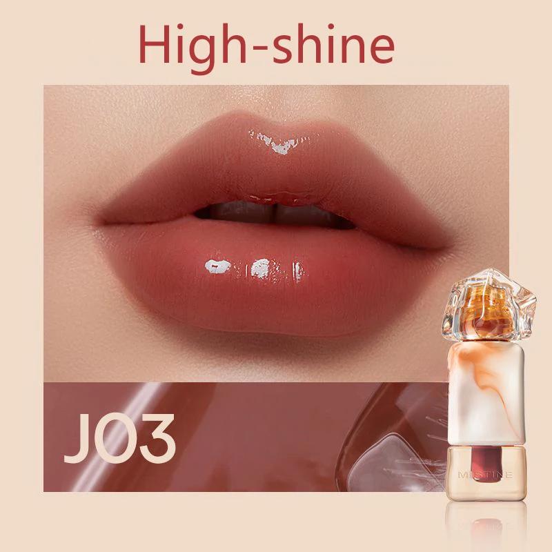 

Блеск для губ с ароматом молочного чая в тайском стиле: Увлажняющая стойкая глянцевая помада для губ J03