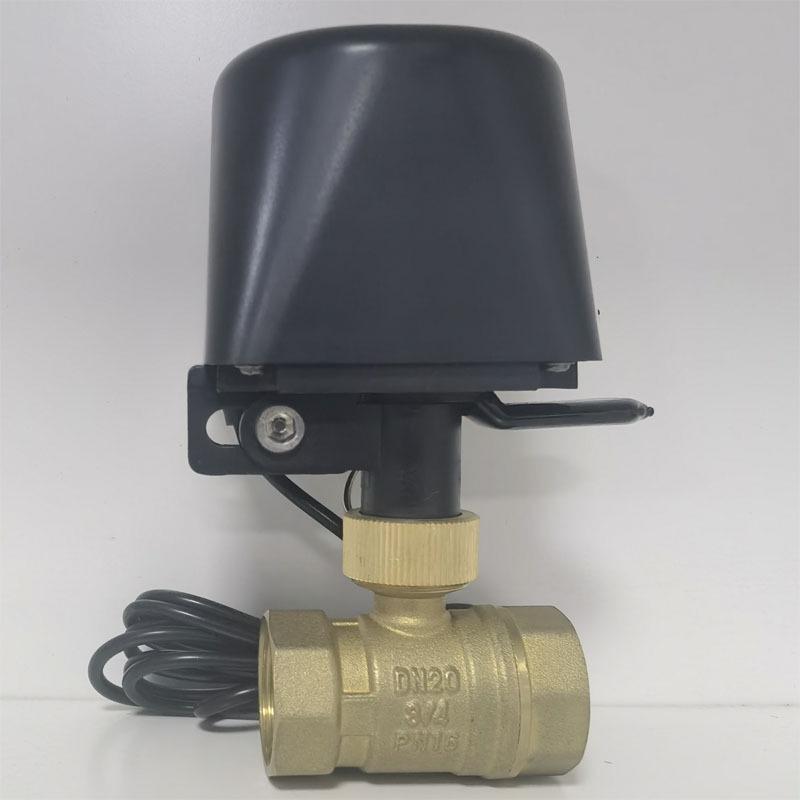 Controler Inteligent pentru Valvă de Apă Tuya cu Valvă de Cupru - Compatibil WiFi & Zigbee