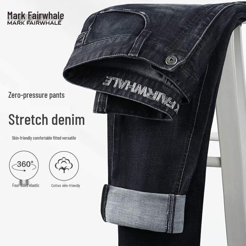 

Mark Fairwhale Men s Stretch Straight-Leg Jeans 35