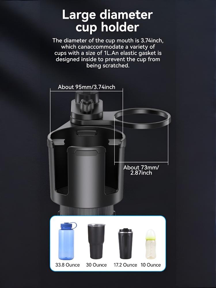 360 Graden Rotatie Magnetische Mobiele Telefoonhouder Auto Bekerhouder Expander met Telefoonhouder Drinkbekerhouder Adapter Telefoonhouder Gereedschap