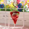 Slow Rebound Strawberry Mille-Crêpe Cake Keychain Simulation Food Shape Stress Toy  Home Office